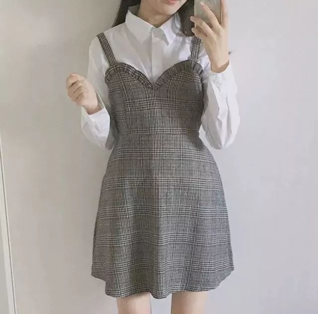 减龄背带裙冬天,200斤夏季背带裙大码胖mm显瘦遮肉