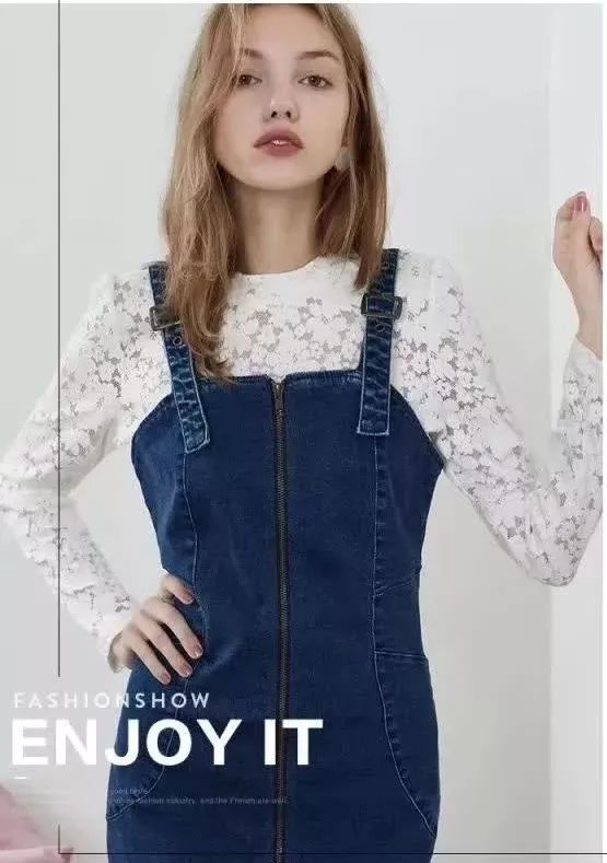 减龄背带裙冬天,200斤夏季背带裙大码胖mm显瘦遮肉