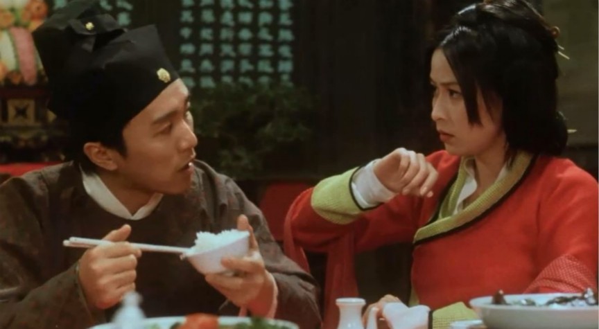 跟星爷合作过的女明星张敏,跟星爷合作最多的女星