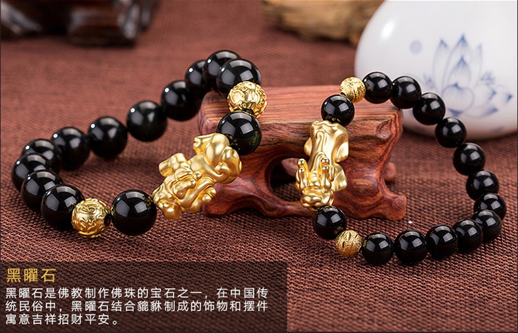 黑曜石貔貅摆件怎么消磁和净化,黑曜石护身佛时间长了怎么净化