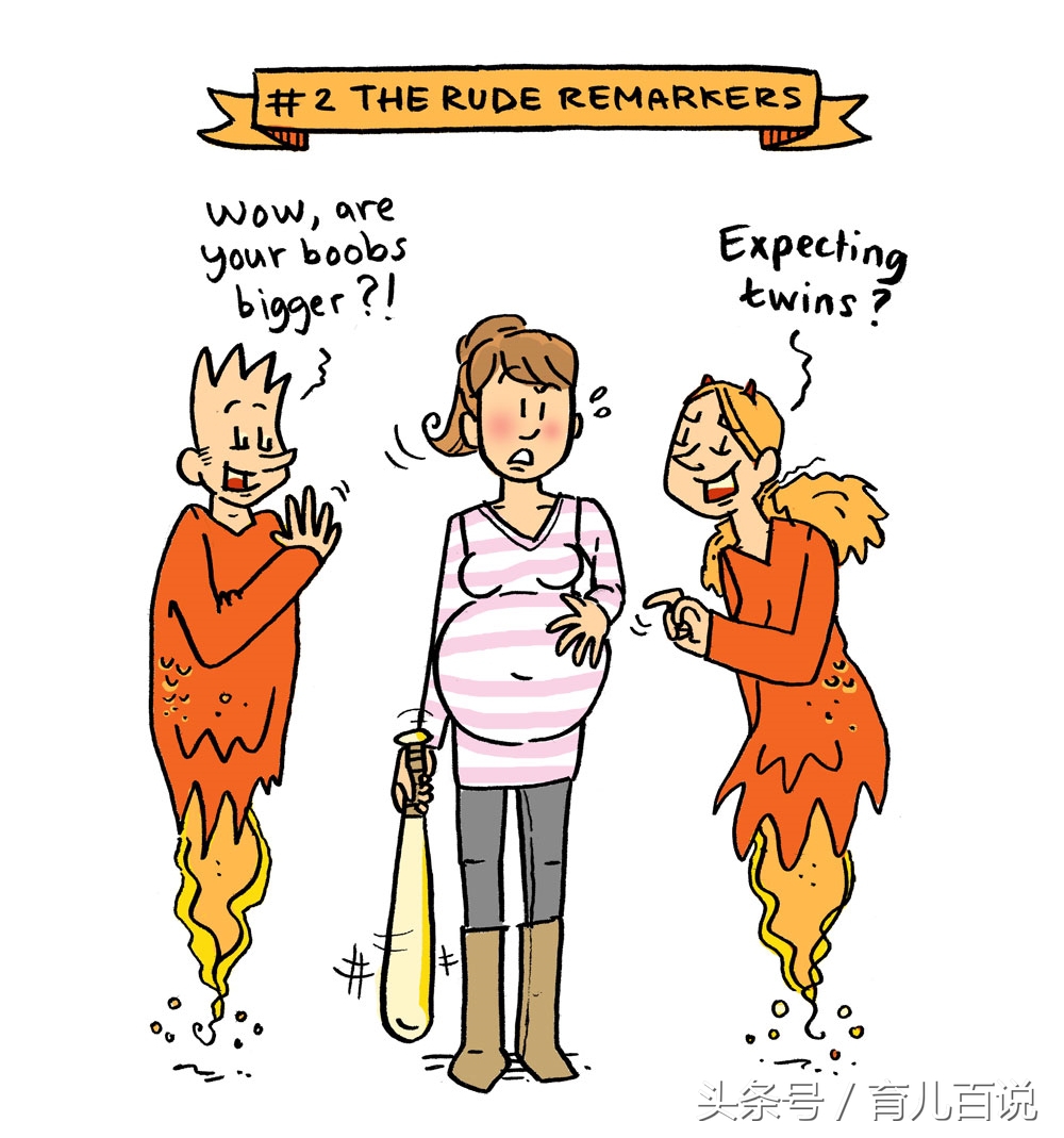几张漫画告诉你怀孕有多难受,有趣漫画孕妇图片大全