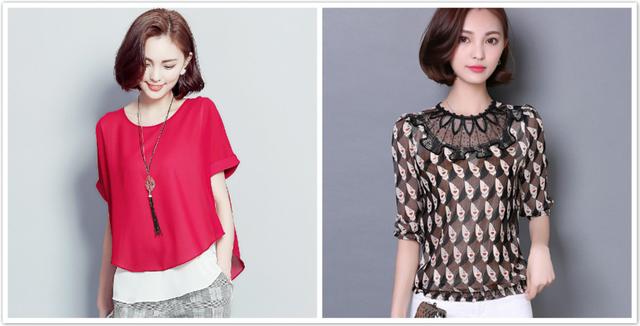 洋气小衫舒适透气又凉快气质穿搭,夏季凉爽的短衫