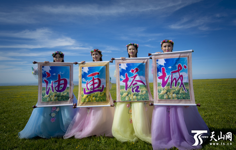 新疆油画中的塔城,油画塔城2022