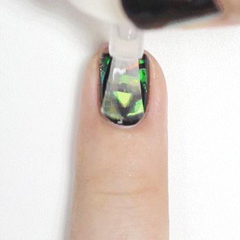 韩国美甲贴纸,玻璃冰透贴纸美甲