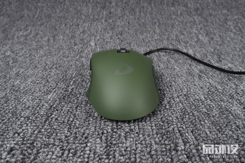 达尔优牧马人em915鼠标拆解,达尔优em915黑色裂纹版游戏鼠标