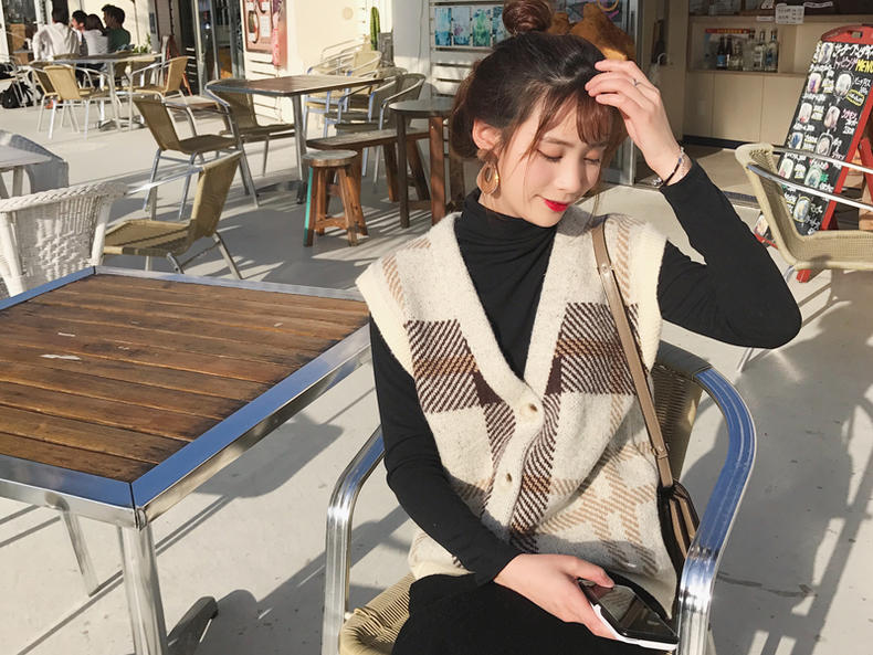 没有马甲线,针织马甲线