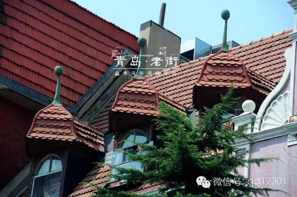 青岛百年老街照片,青岛老房老街