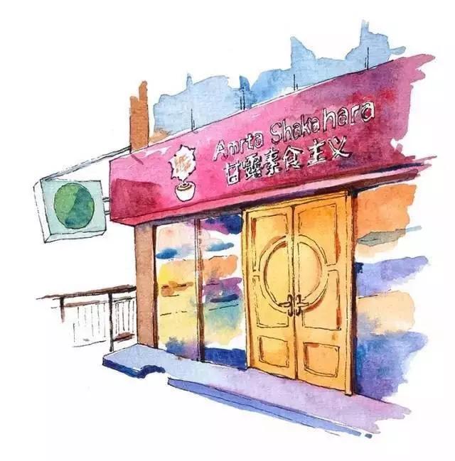 这姑娘手绘的京城美食地图，九成餐厅你没去过