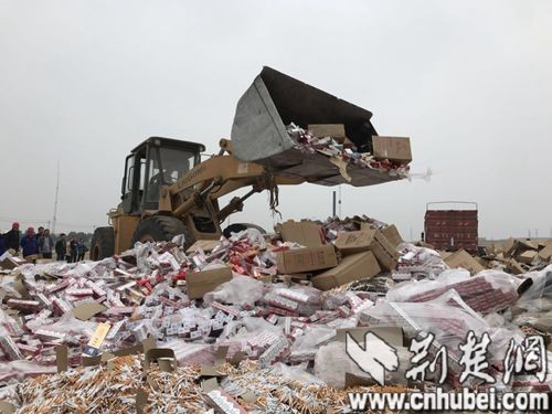 947万支假冒伪劣卷烟被集中销毁,罗城销毁1吨假冒伪劣卷烟