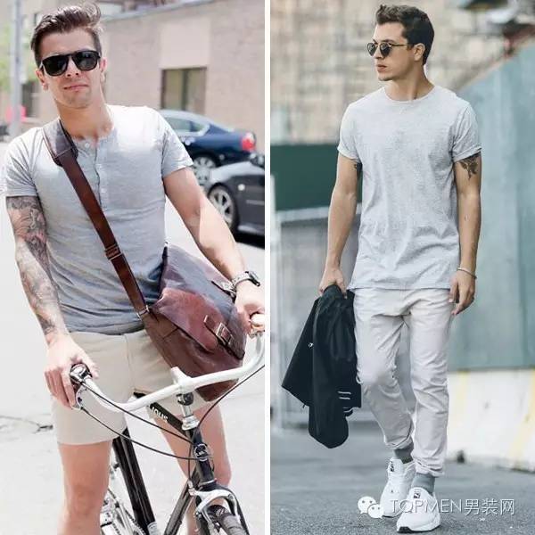 夏日男装带图案,男装夏日穿搭颜色