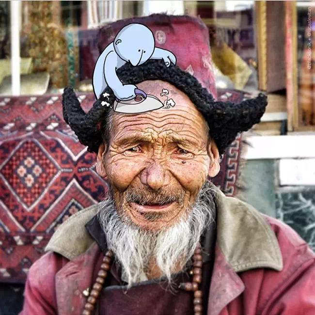 一组脑洞大开的小漫画,脑中构思了一部有意思的创意漫画