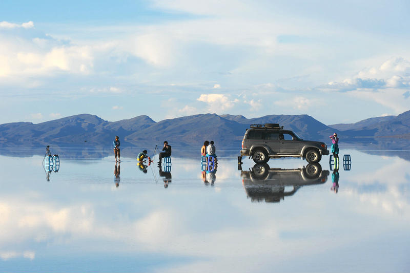 玻利维亚乌尤尼天空之镜视频,天空之镜玻利维亚