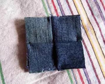 旧物改造牛仔裤收纳盒,旧牛仔改造壁挂收纳袋