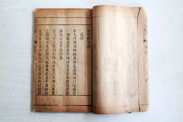 碧杜红蘅男紫女青丨明版《二如亭群芳譜》两函二十四册全