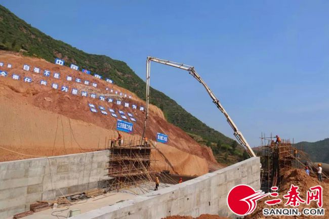 陕西韩城水库建设,韩城封顶