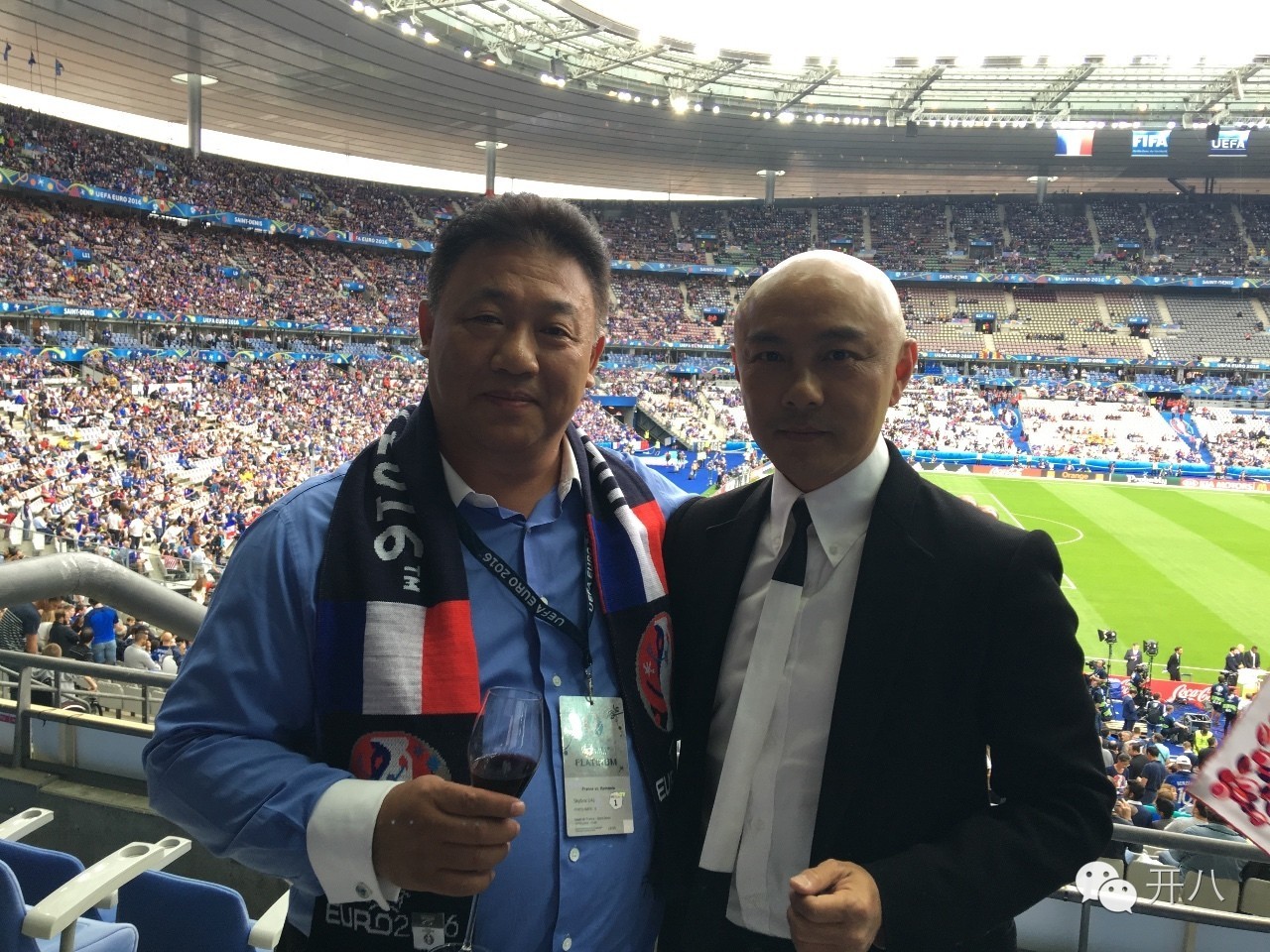 第一视频张力军现身欧洲杯揭幕战，这也是布局体育业的节奏啊！