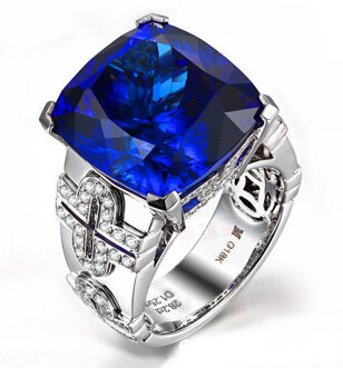 彩宝男戒：男人也可以如此风骚