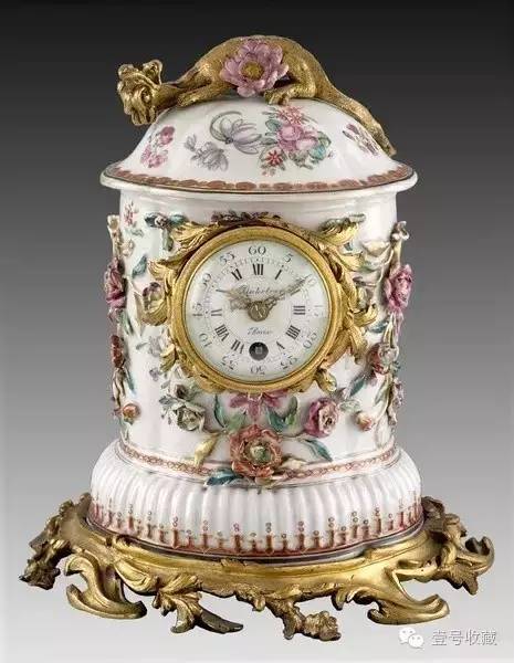 欧洲古董钟白色珐琅表盘,富玩珠宝穷玩表