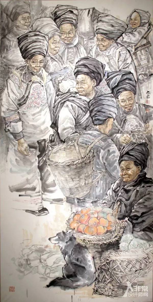 央美2017毕业展中国画,央美毕业展最牛作品