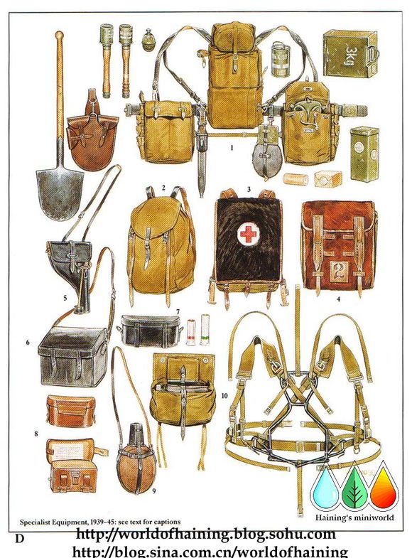 二战中一名普通德军的装备：因为专业，所以战力力爆表啊！