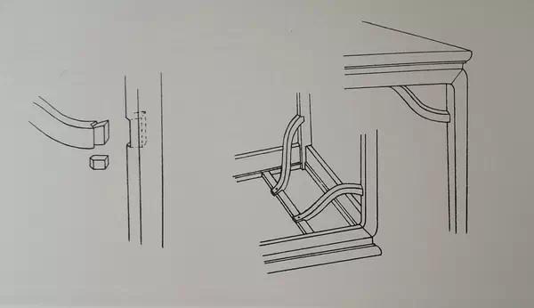 古代木工卯榫结构图片欣赏,古典家具桌面的卯榫结构图