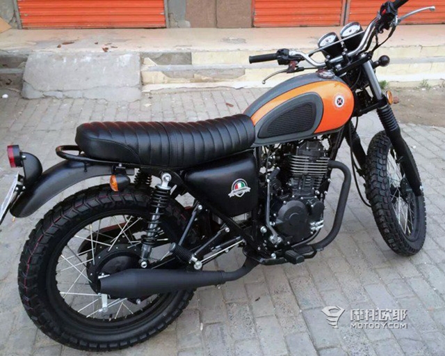 鑫源棍王梦想版xy400,鑫源复古400摩托车试骑视频