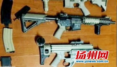 扬州海关首次侦破仿真枪*私走**案在校大学生网购8支仿真枪