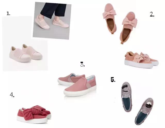 60岁阿姨都穿小白鞋，那我只好穿小粉鞋了