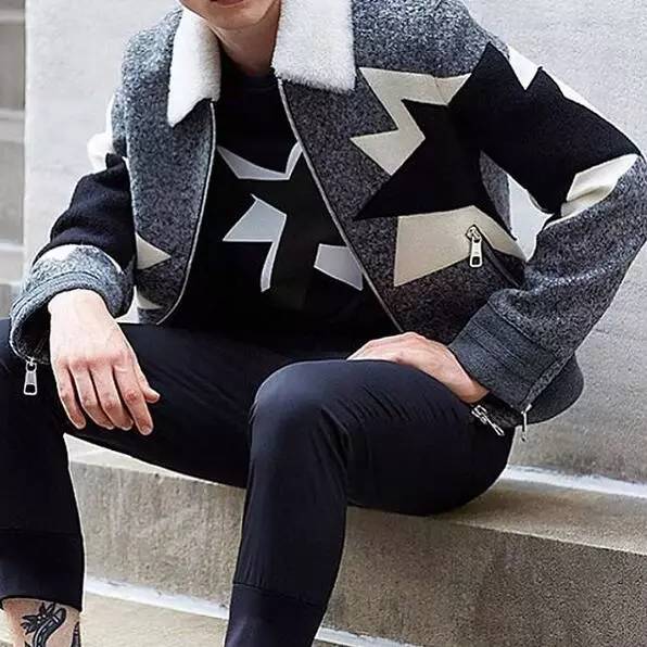 复古保暖夹克,belstaff剪羊毛飞行员夹克