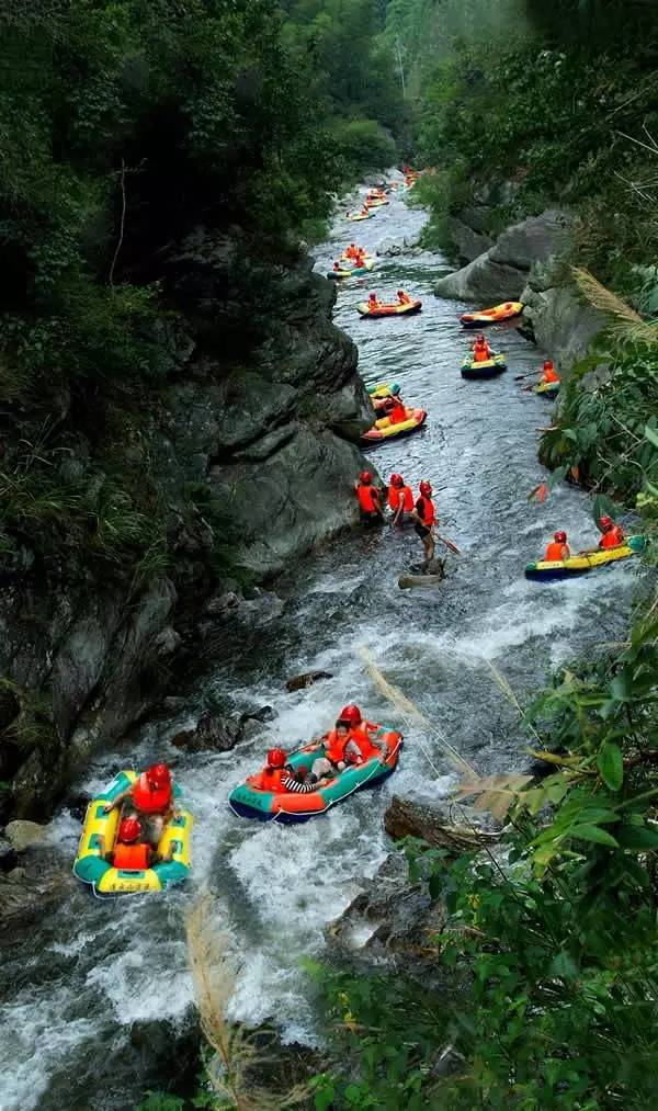 晋中云泉谷漂流一日游,云泉谷漂流旅行