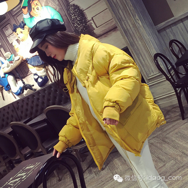 韩版洋气时尚羽绒服保暖又洋气 (韩国流行的冬天长款羽绒服)