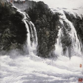 “江山多娇美丽深圳”----2016刘人岛国画作品展开幕