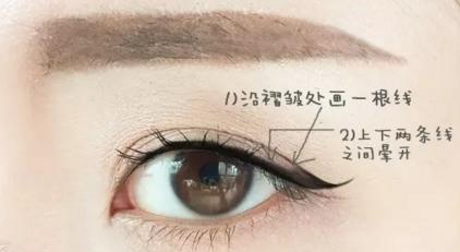 如何开眼角画眼线,有开眼角怎么画眼线