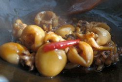 酱烧墨鱼仔冷菜摆盘,酱烧墨鱼仔做法大全