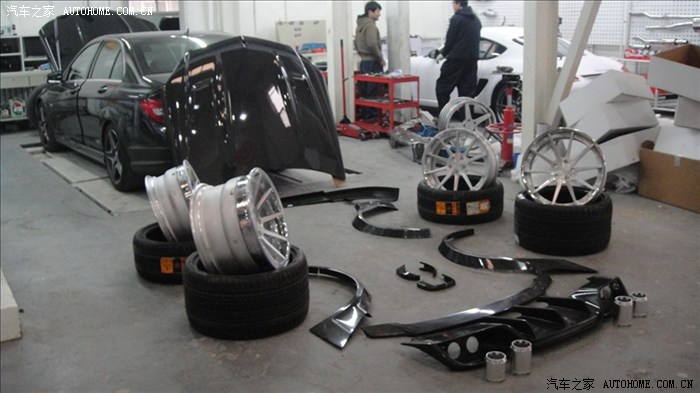 全记录怪兽版奔驰C63AMG改装C74