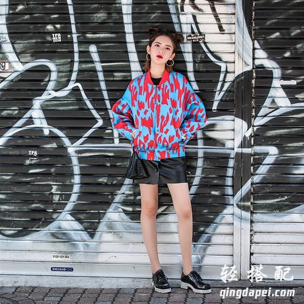 秋冬穿搭分享棒球衣复古,韩版时髦洋气棒球衣