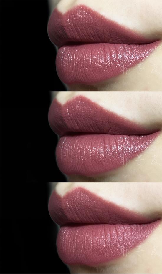 紫调豆沙色口红和红调豆沙色口红,巴黎欧莱雅161口红轻吻豆沙