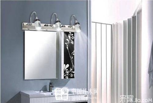 镜前灯如何安装才没有阴影,镜前灯是自带的还是自己安装