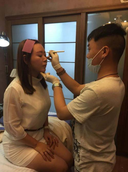 韩式半永久定妆眉高清图,韩式半永久定妆眉眼唇图片