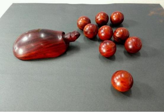 乌龟摆件小叶紫檀,紫檀木手工乌龟