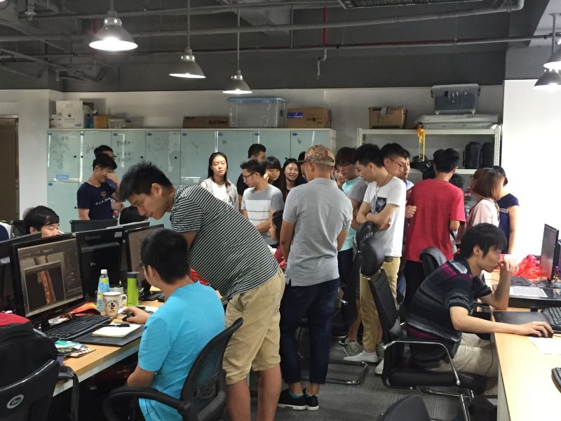 安徽师范大学师生一行来访上海河马动画参观交流