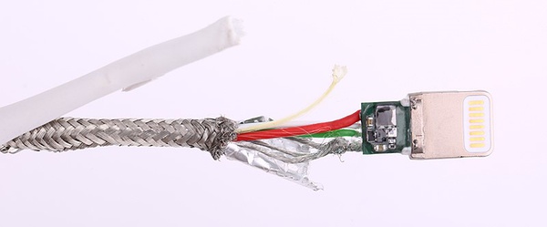 安克数据线与苹果数据线拆解,iphone数据线耐用测试