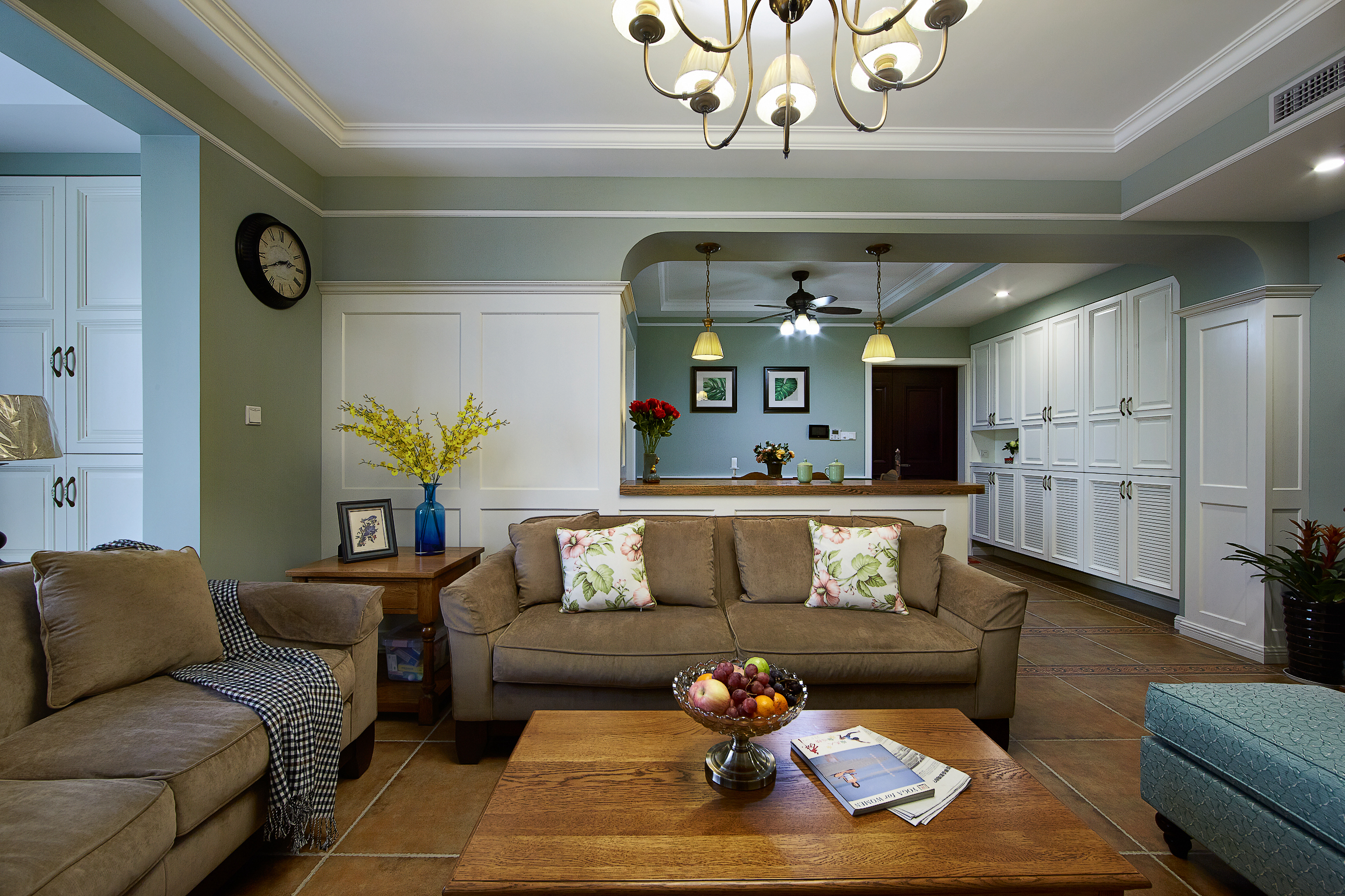 一步一风景，新乡馨华佳苑160平美式乡村风设计