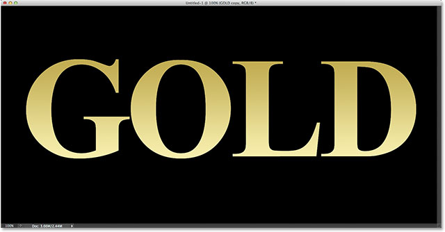 ps怎么把东西变成黄金,ps把字体弄成黄金字体