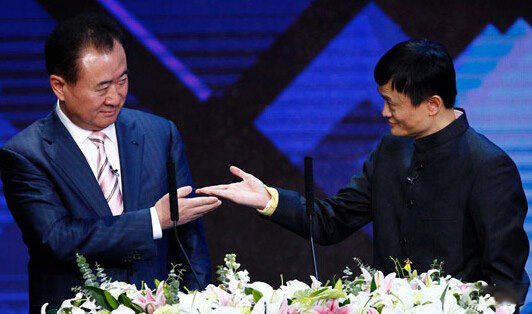 马云和王健林谈中国足球ai,马云王健林谈公司转型