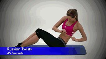 健身球卷腹动作教程,健身房练腹最好组合