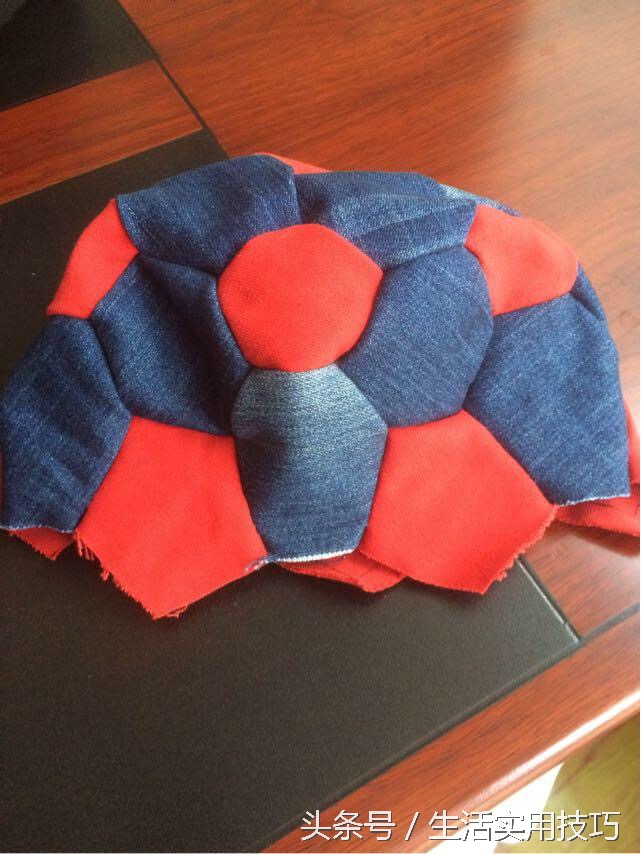 牛仔裤改足球,牛仔裤改造男童衣服