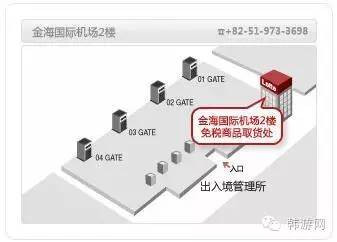 韩国仁川机场免税店取货处,韩国免税店取货流程