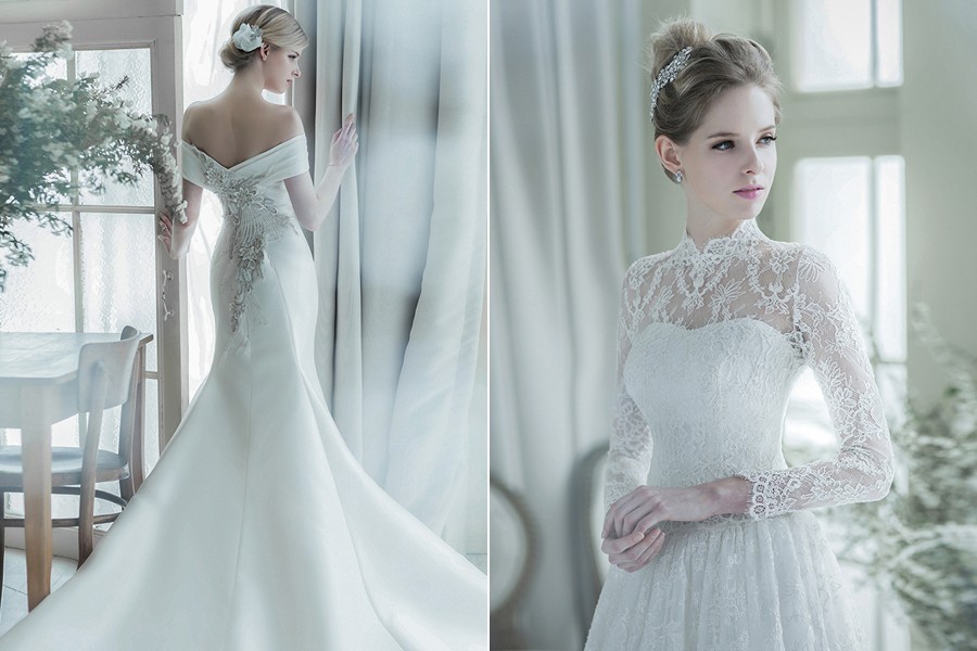 气质美女唯美梦幻婚纱,世界最美的顶级婚纱