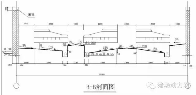 普通母猪场设计图纸,100头标准母猪场设计图